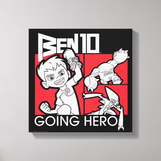Toile Ben 10 Going Hero (Recto)
