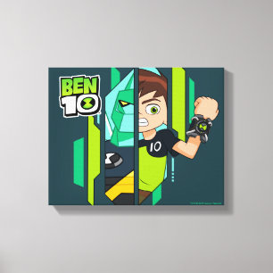 Toile Ben 10 Transformation de l'ADN de Diamondhead