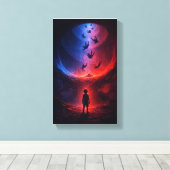 Toile Beneath the Spiral of Falling Souls (Insitu (Plancher de Bois))