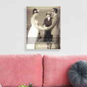 Toile Bénédiction des mains Citation Mariage photo (Insitu(Salon))