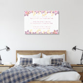 Toile Bénédiction hébraïque - Berachot - pour Hanoukka (Insitu(Chambre))