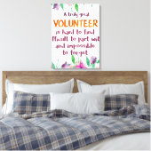 Toile Bénévole Merci Bénévole cadeau d'appréciation (Insitu(Chambre))