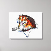 Toile Bengal Tiger saute ! (Recto)