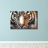 Toile Bengale Tiger Eye 3 Pc Étendu Canvas Fondu (Insitu (Plancher de Bois))