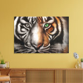 Toile Bengale Tiger Eye 3 Pc Étendu Canvas Fondu (Insitu(Salon))