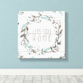 Toile Béni VII | Restons à la maison (Insitu (Plancher de Bois))