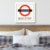 Toile Benidorm Bus Stop (Insitu(Chambre))