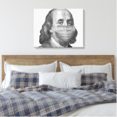 Toile Benjamin Franklin en masque (Insitu(Chambre))
