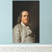 Toile BENJAMIN FRANKLIN par Joseph Siffred Duplessis (Insitu (Plancher de Bois))