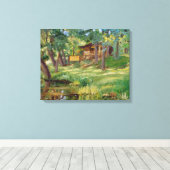 Toile Bennett Springs Vue Printemps Tackle Shop Peinture (Insitu (Plancher de Bois))