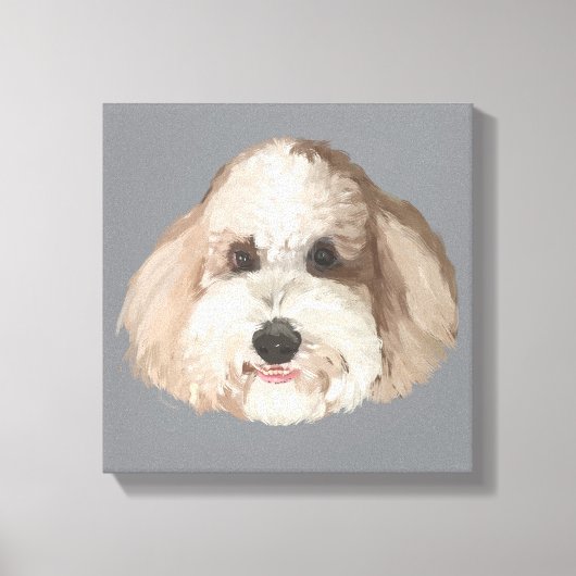 Toile Bentley Portrait Pet Drawing (Recto)