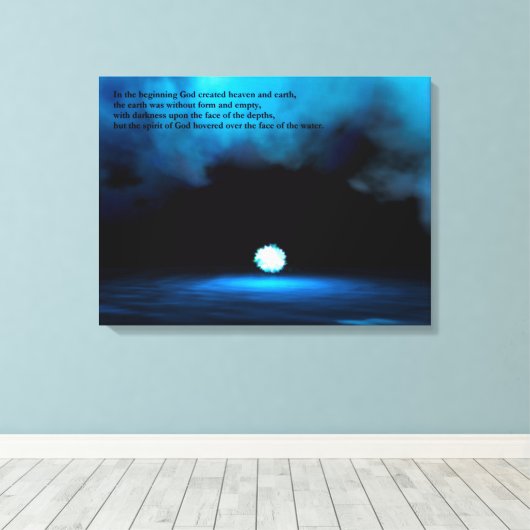 Toile Bereshit - Au Début (Insitu (Plancher de Bois))