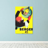 Toile Berger 45 PosterEurope Vintage (Insitu (Plancher de Bois))