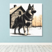 Toile Berger allemand (Insitu (Plancher de Bois))