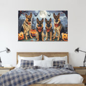 Toile Berger allemand Halloween Éffrayant (Insitu(Chambre))