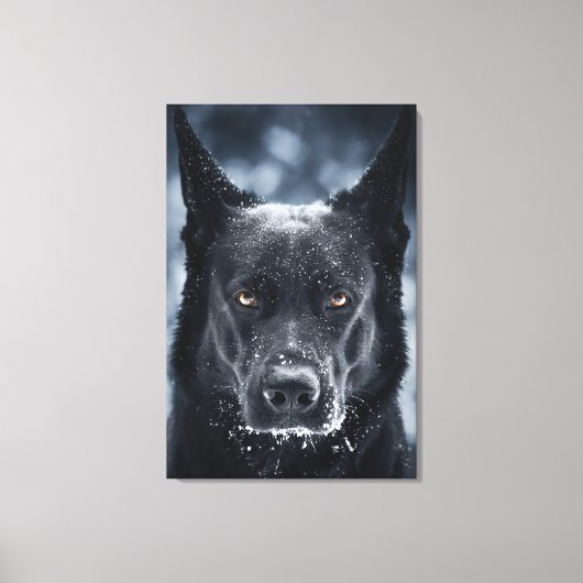 Toile Berger Allemand Noir (Recto)
