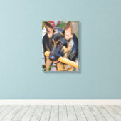 Toile berger allemand par Shirley Taylor (Insitu (Plancher de Bois))