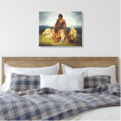 Toile Berger dans un paysage rural (Insitu(Chambre))