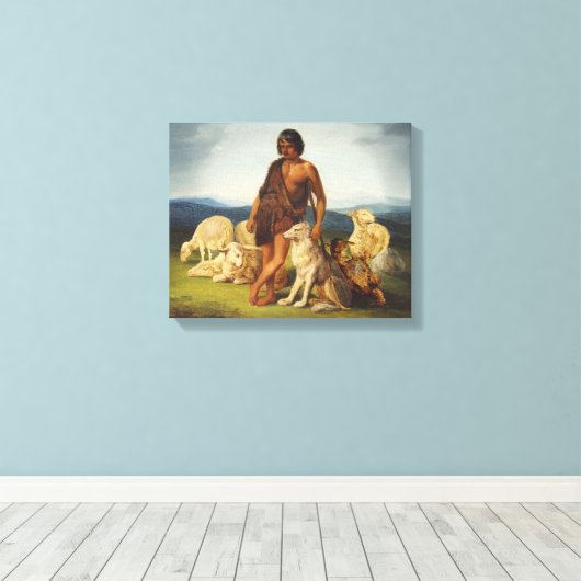 Toile Berger dans un paysage rural (Insitu (Plancher de Bois))