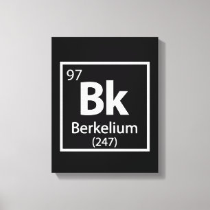 Toile Berkelium - Berkeley Science - Tableau périodique