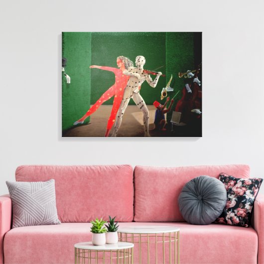 Toile Berkley Hotel Murals - 2 (Insitu(Salon))