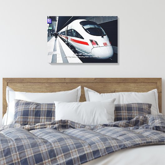 Toile Berlin HBF Europaplat Modern Train - Ajouter un no (Insitu(Chambre))