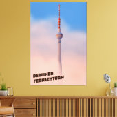 Toile Berliner Fernsehturm, tour de télévision de Berlin (Insitu(Salon))