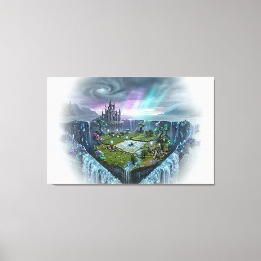 Toile Bermuda Rhombus : Le Sanctuaire Caché (Recto)