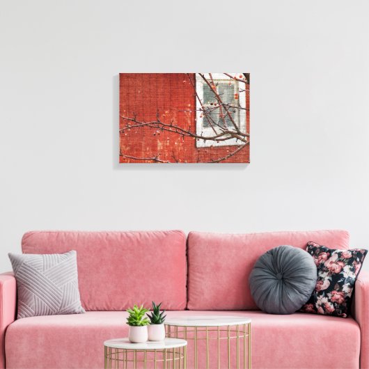 Toile Berries et Grange (Insitu(Salon))