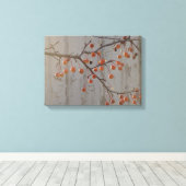 Toile Berries et Grange blanche (Insitu (Plancher de Bois))