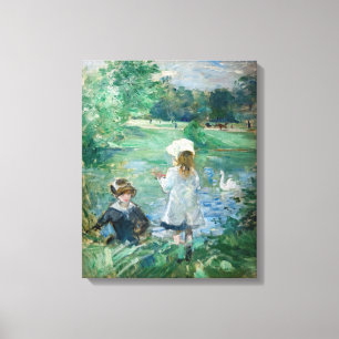 Toile Berthe Morisot - À côté d'un lac