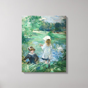 Toile Berthe Morisot - À côté d'un lac
