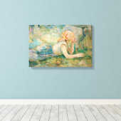Toile Berthe Morisot - Bergère Couchée (Insitu (Plancher de Bois))