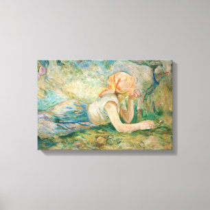 Toile Berthe Morisot - Bergère Couchée