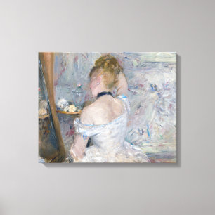 Toile Berthe Morisot - Femme à sa toilette