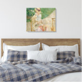 Toile Berthe Morisot - Tricot de la jeune femme (Insitu(Chambre))