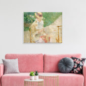 Toile Berthe Morisot - Tricot de la jeune femme (Insitu(Salon))