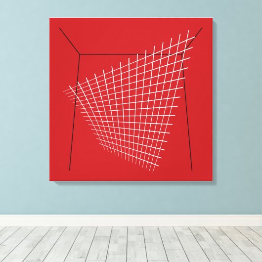 Toile Bertoia Hommage Design du Moyen-siècle (Insitu (Plancher de Bois))