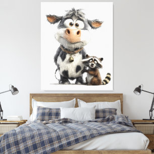 Toile Besoins inattendus" Animal Friends Wall Art