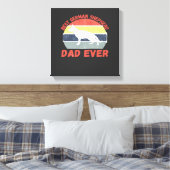 Toile Best German Shepherd dad ever quote Funny Shepherd (Insitu(Chambre))