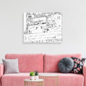 Toile Bêta Dessin de Sara Motolanez (Insitu(Salon))