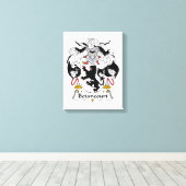 Toile Betancourt Family Crest (Insitu (Plancher de Bois))