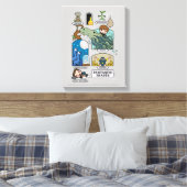 Toile Bêtes De Cartoon Dans Les Habitats (Insitu(Chambre))