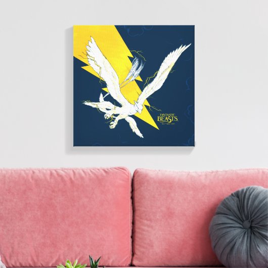 Toile Bêtes fantastiques Thunderbird (Insitu(Salon))