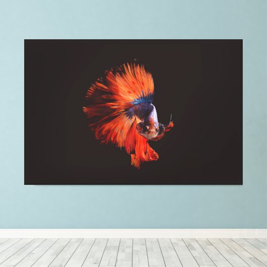 Toile Betta fish (Insitu (Plancher de Bois))