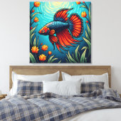 Toile Betta fish (Insitu(Chambre))