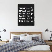 Toile Better Human Behavior Canvas Print (Insitu(Chambre))