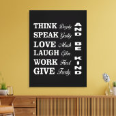 Toile Better Human Behavior Canvas Print (Insitu(Salon))