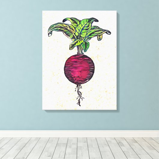 Toile betterave (Insitu (Plancher de Bois))