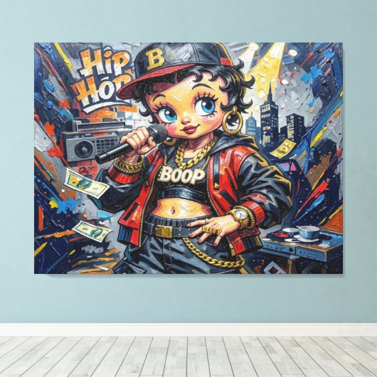 TOILE BETTY BOOP-4A (Insitu (Plancher de Bois))